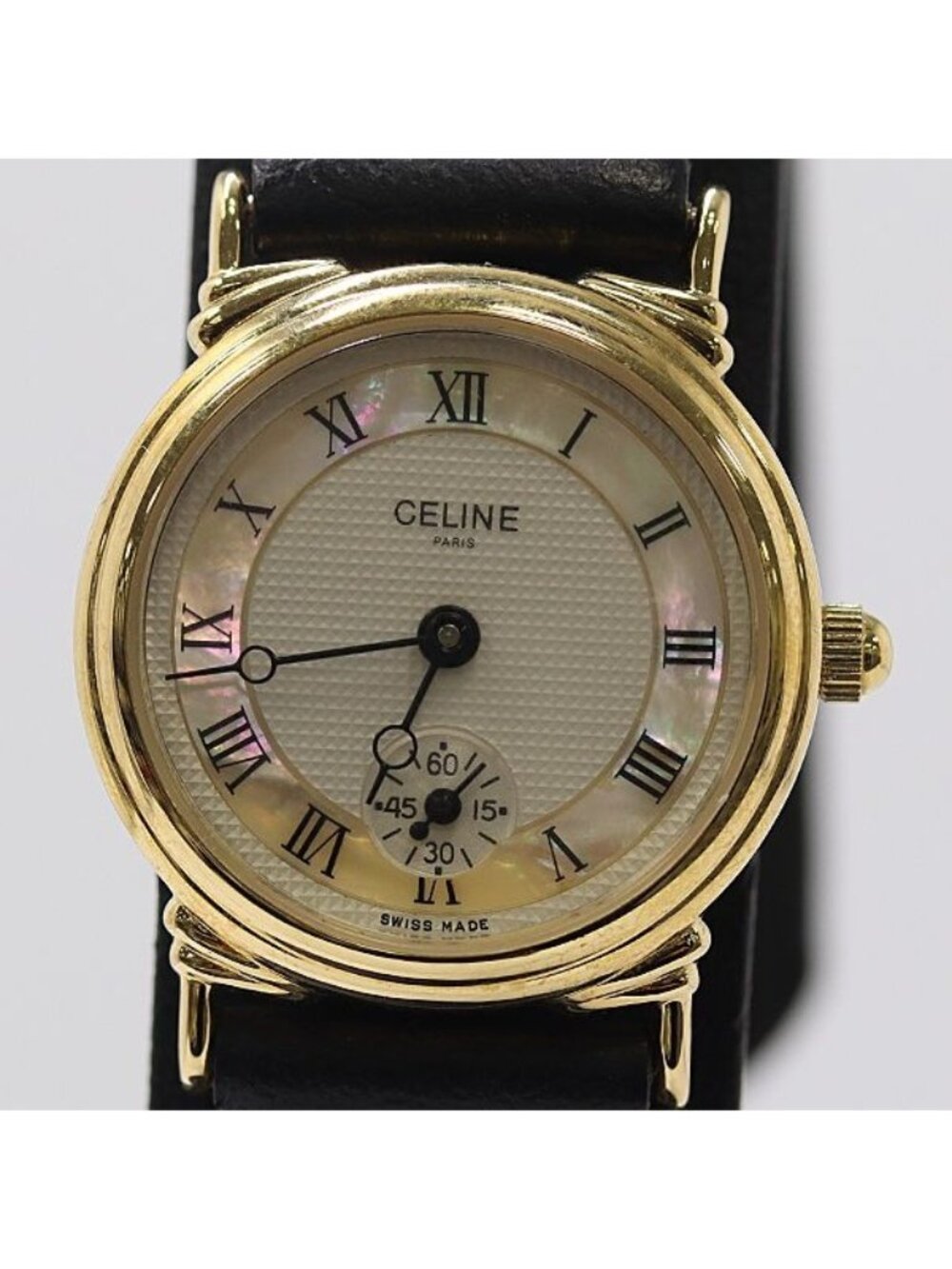 Celine Shell White Dial Watch